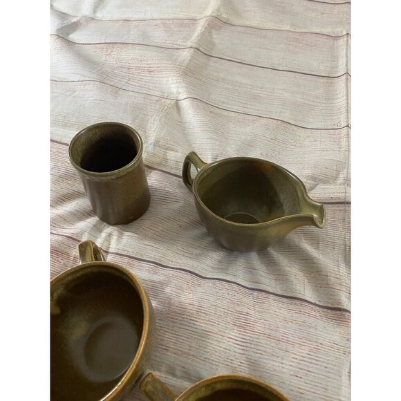 New Zealand Pre Owned Vintage Pottery Tea Set - Full Set - Picture 6 of 9